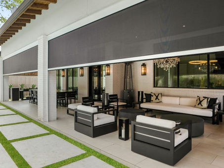 Rust-Free Innovation: Explore Our Custom Motorized Exterior Shades with Endless Color Options and a 10-Year Warranty