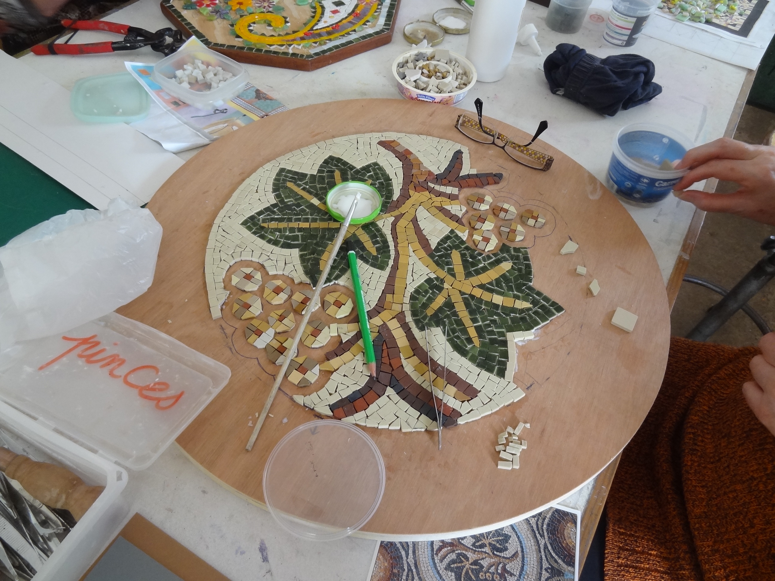avril 2014, travail en cours