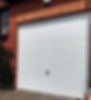 White Hörmann horizontal rib up & over garage door fitted by J&J Garage Doors
