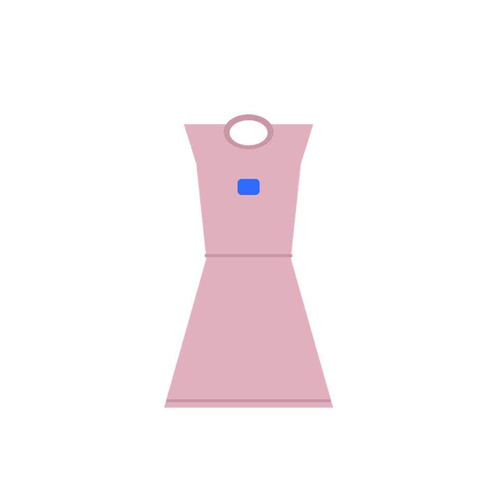 Dress flat-lay