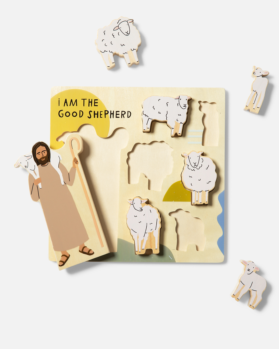 Thumbnail: Good Shepherd Wooden Puzzle