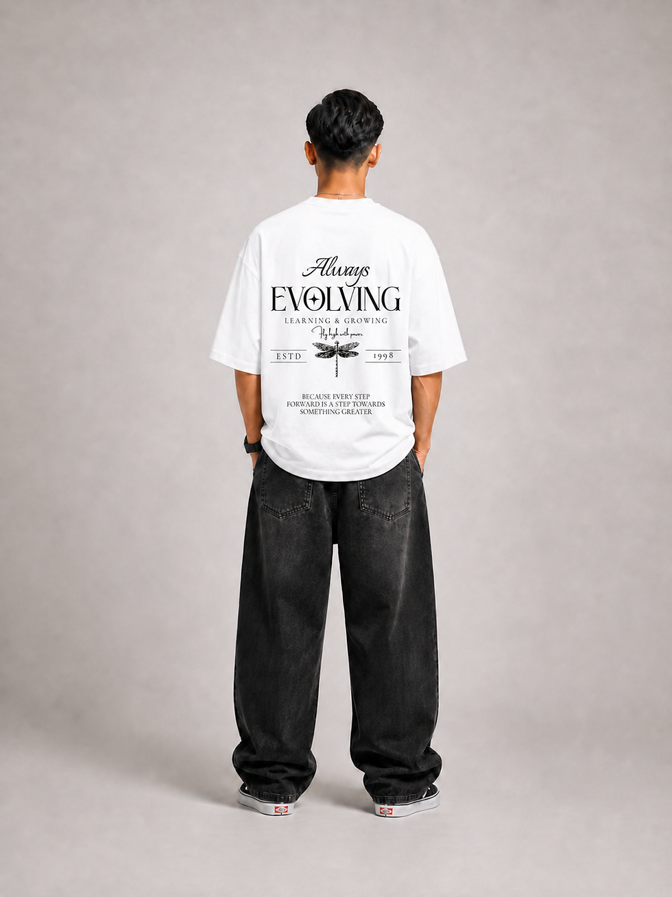 Thumbnail: FLY WHITE OVERSIZE-TSHIRT.