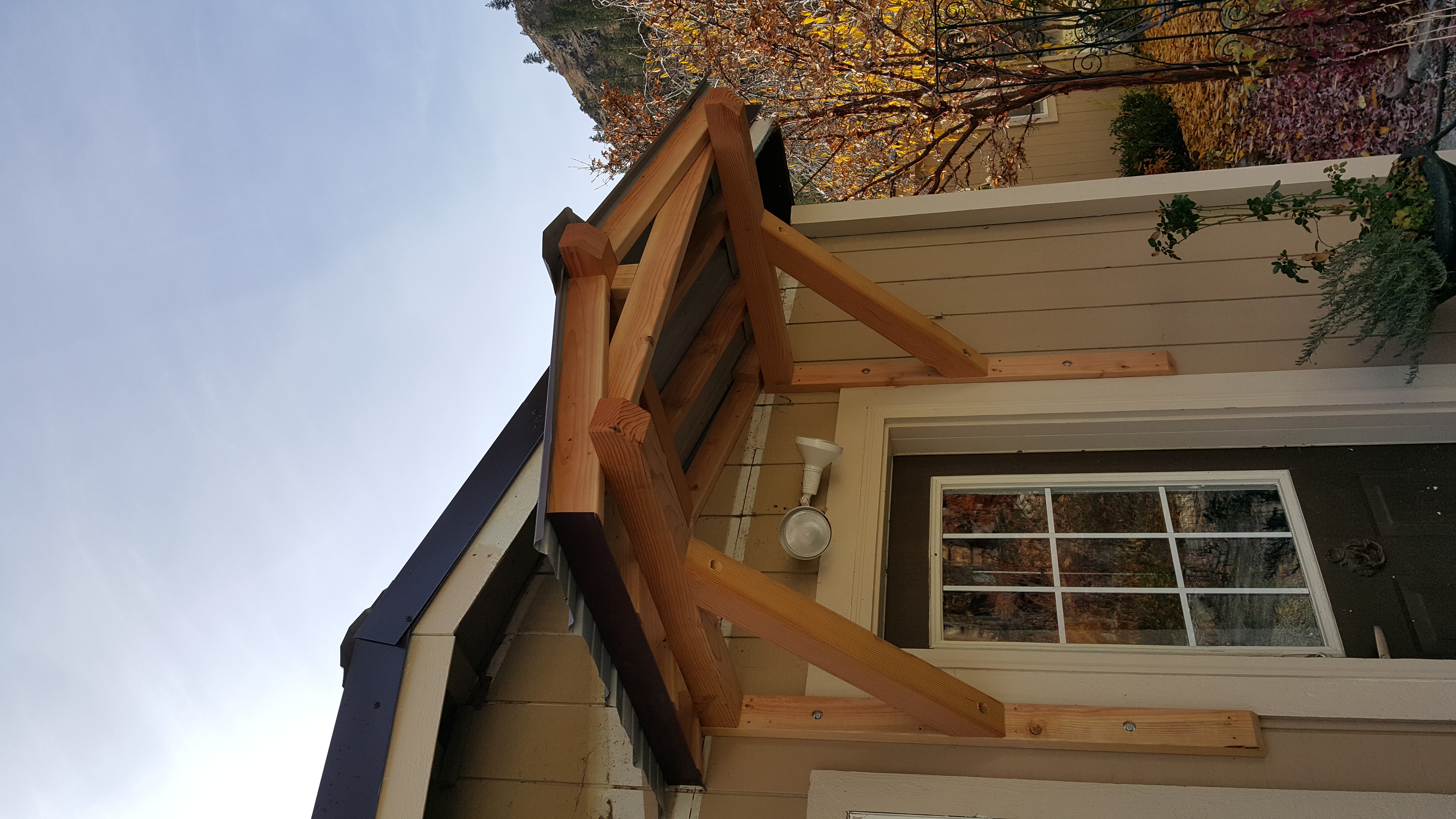 Custom door porch