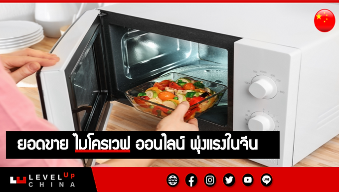 ยอดขาย ไมโครเวฟออนไลน์ พุ่งแรงในจีน