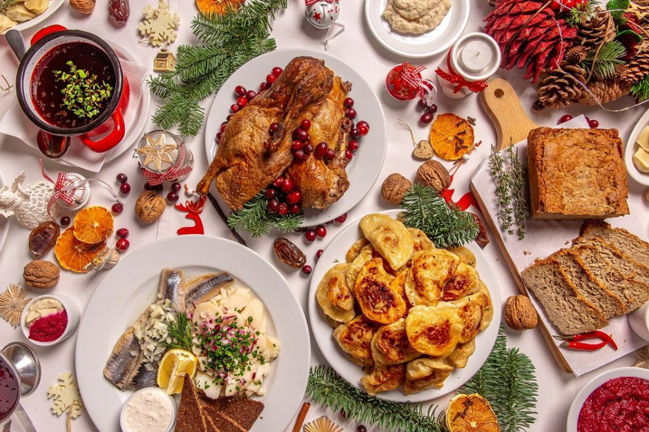 Arranged Food and Objects