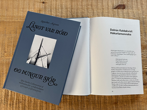 Langt var róið_Sigurður Ægis_Dalrún Kaldakvísl_kalda_ _greenland shark history_dýrasagnfræ