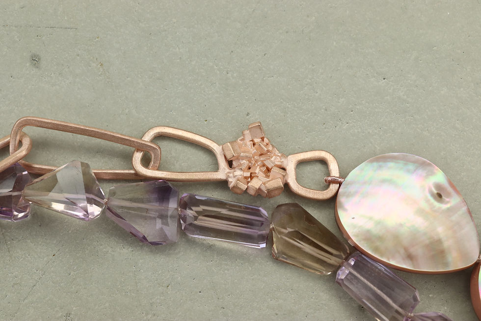 Miniaturbild: Kette I Kollektion Mineral Perlmutt Amethyst 