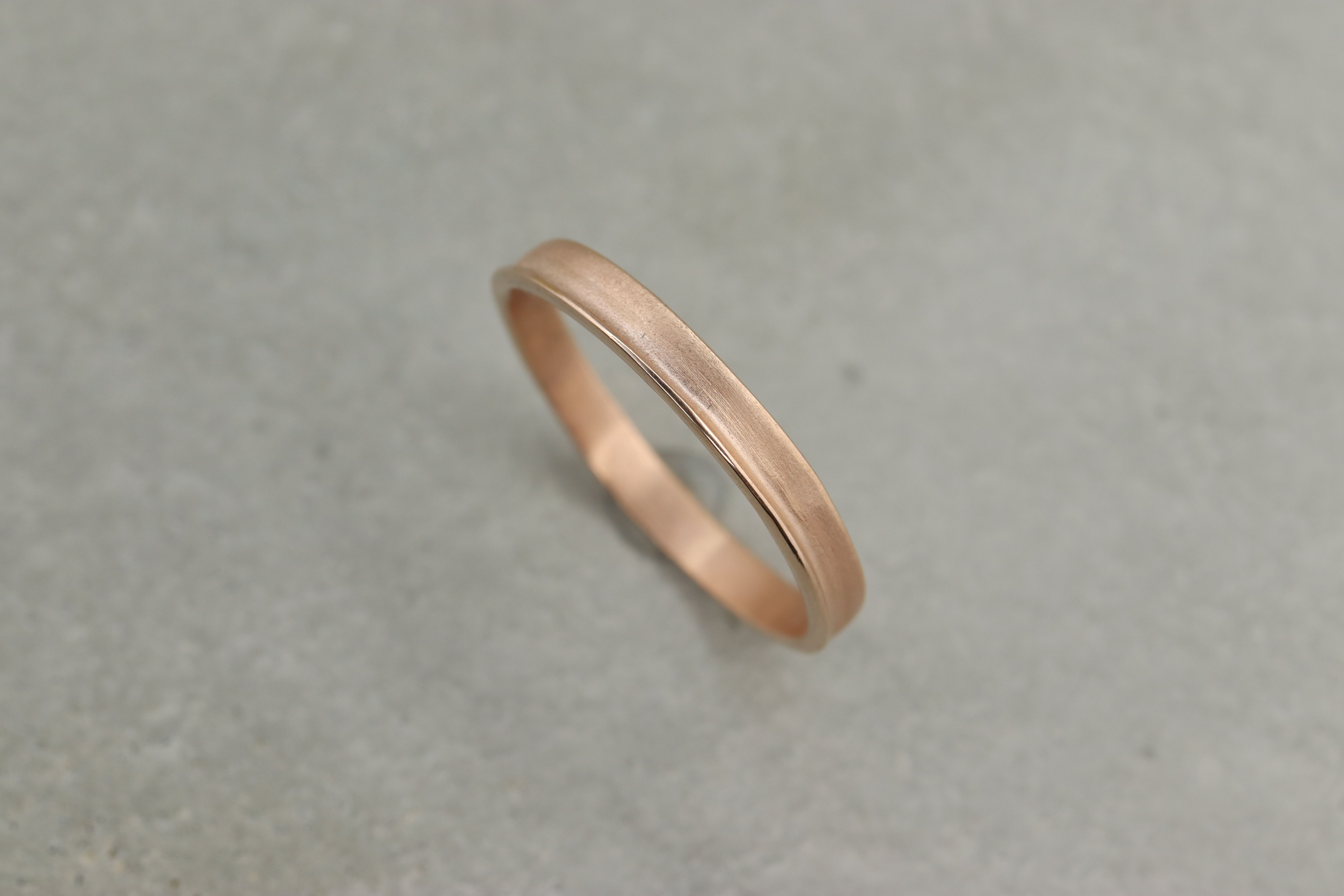 Ring I Falte schmal Herrenring Ehering