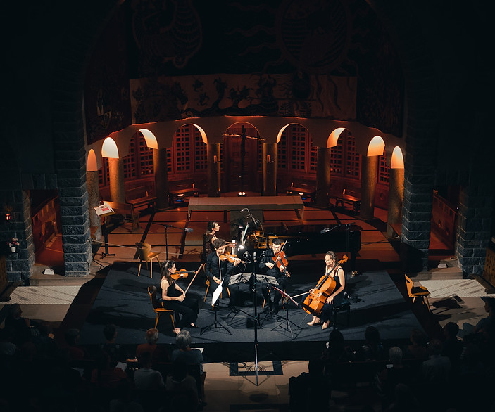 Musicales d'assy concert Quatuor Lontano