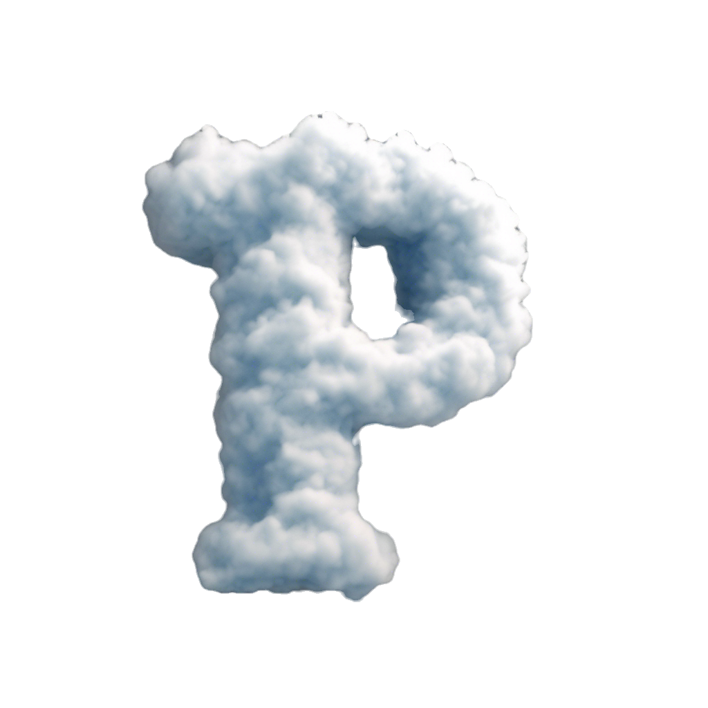 A cloud in the shape of the letter P.png