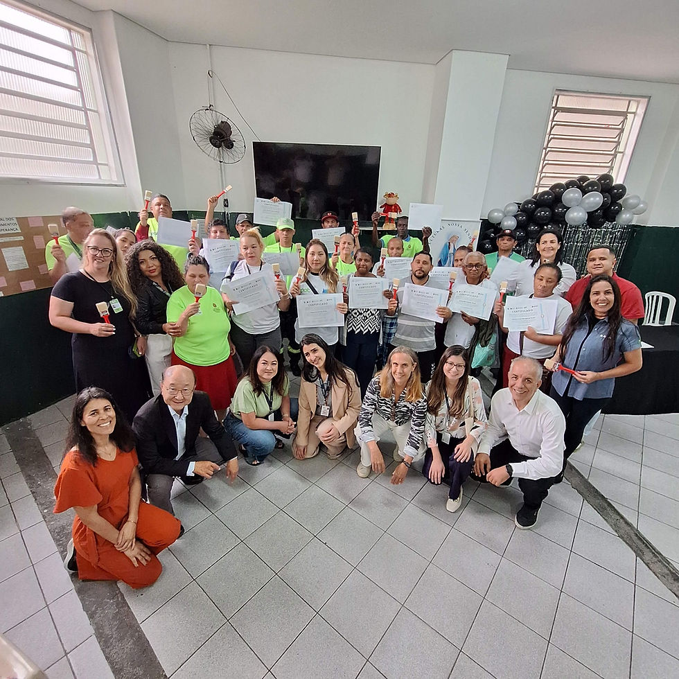 SINCOMACO realiza formatura da 6ª turma do curso de Pintores do Programa Qualifica Já!