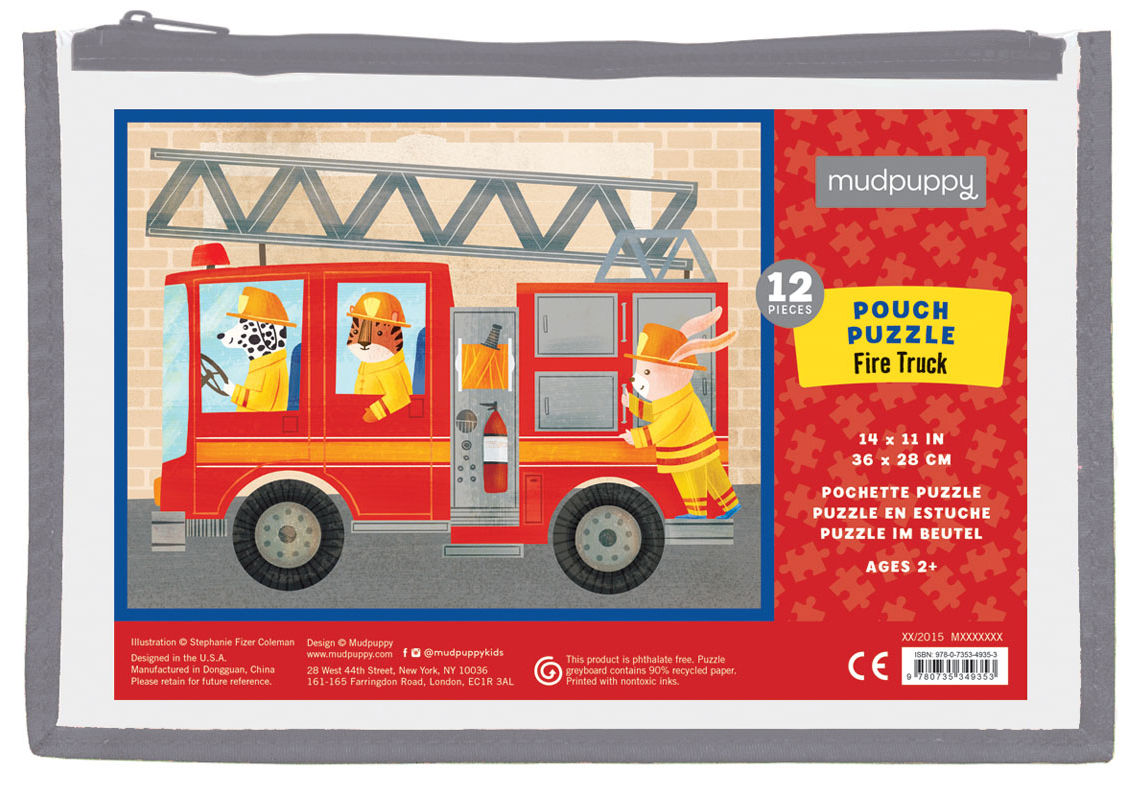 Fire Truck Pouch Puzzle