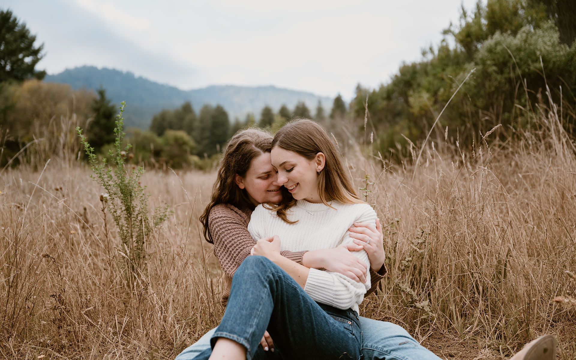 Henry Cowell State Park Redwoods Forest Engagement Photography