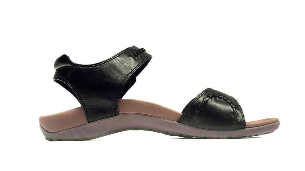 Thumbnail: Caroline Orthotic Sandals - Black