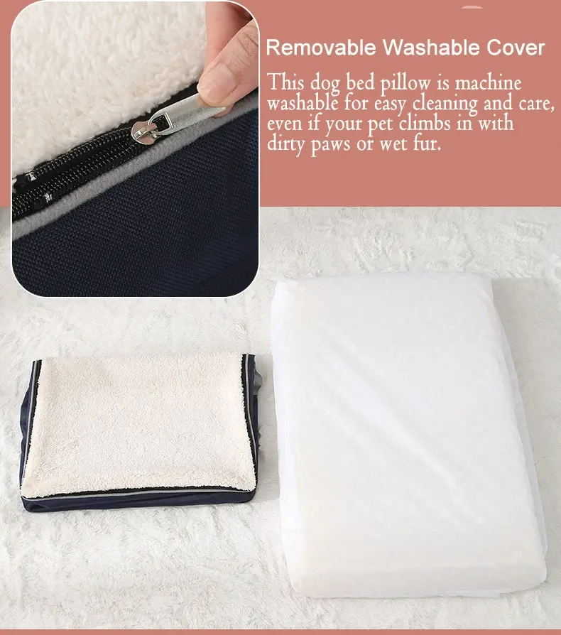 Thumbnail: Reversible Orthopedic Dog Bed - Cooling Summer / Warm Winter