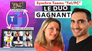 Teams mobile synchronisé avec un pc
