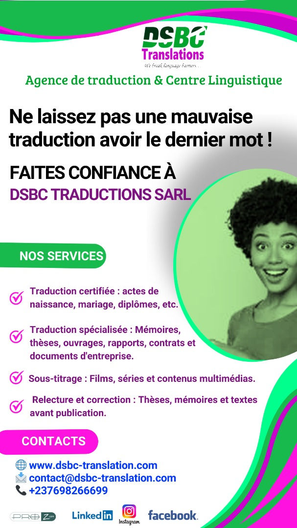 Nos services de traduction