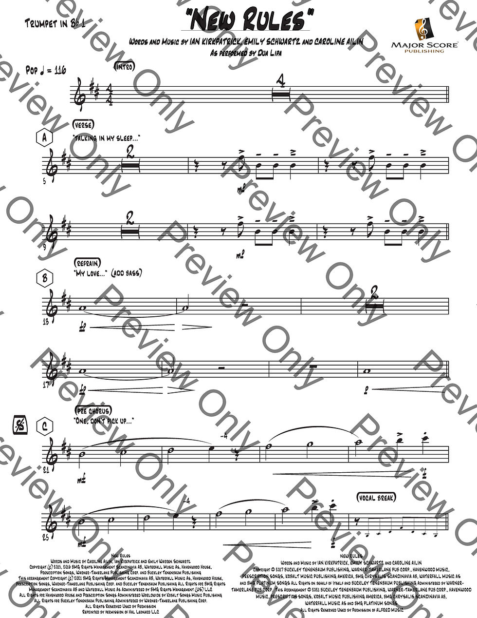 Thumbnail: New Rules (Dua Lipa) Vocal Chart