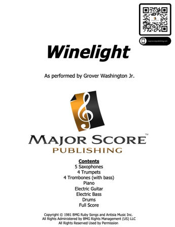 Winelight Big Band Chart (Grover Washington Jr.) - Sheet Music Download