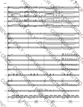 Rise (Herb Alpert) Big Band chart - Score