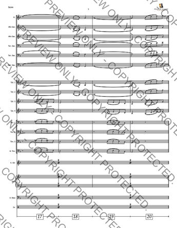 Take Five Big Band sheet music download as performed by Tito Puente originally composed by Pail Desmond.