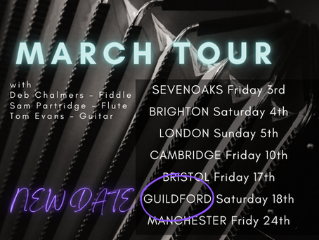 New date added to March Tour