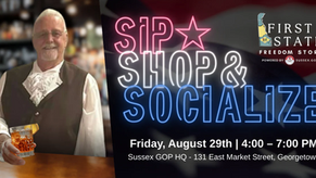 Community, Constitution & Connection: Join Larry Mayo at Sussex GOP’s Sip, Shop & Socialize