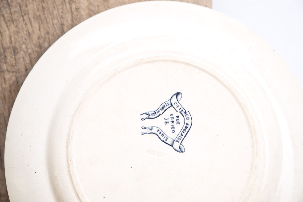 Thumbnail: French Vintage Dessert Plate