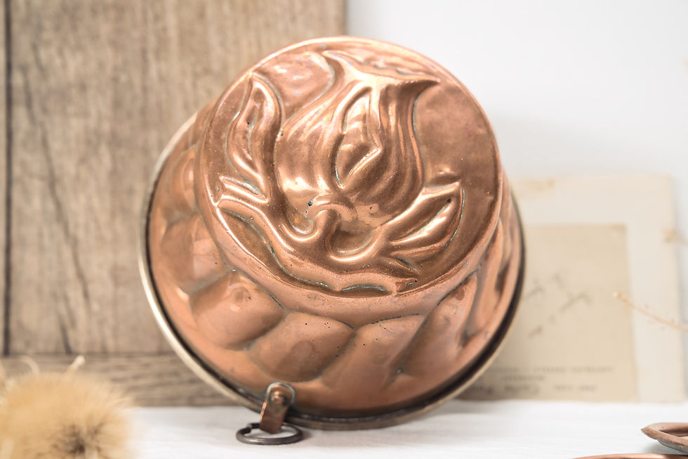Thumbnail: Antique Copper Cake Mould