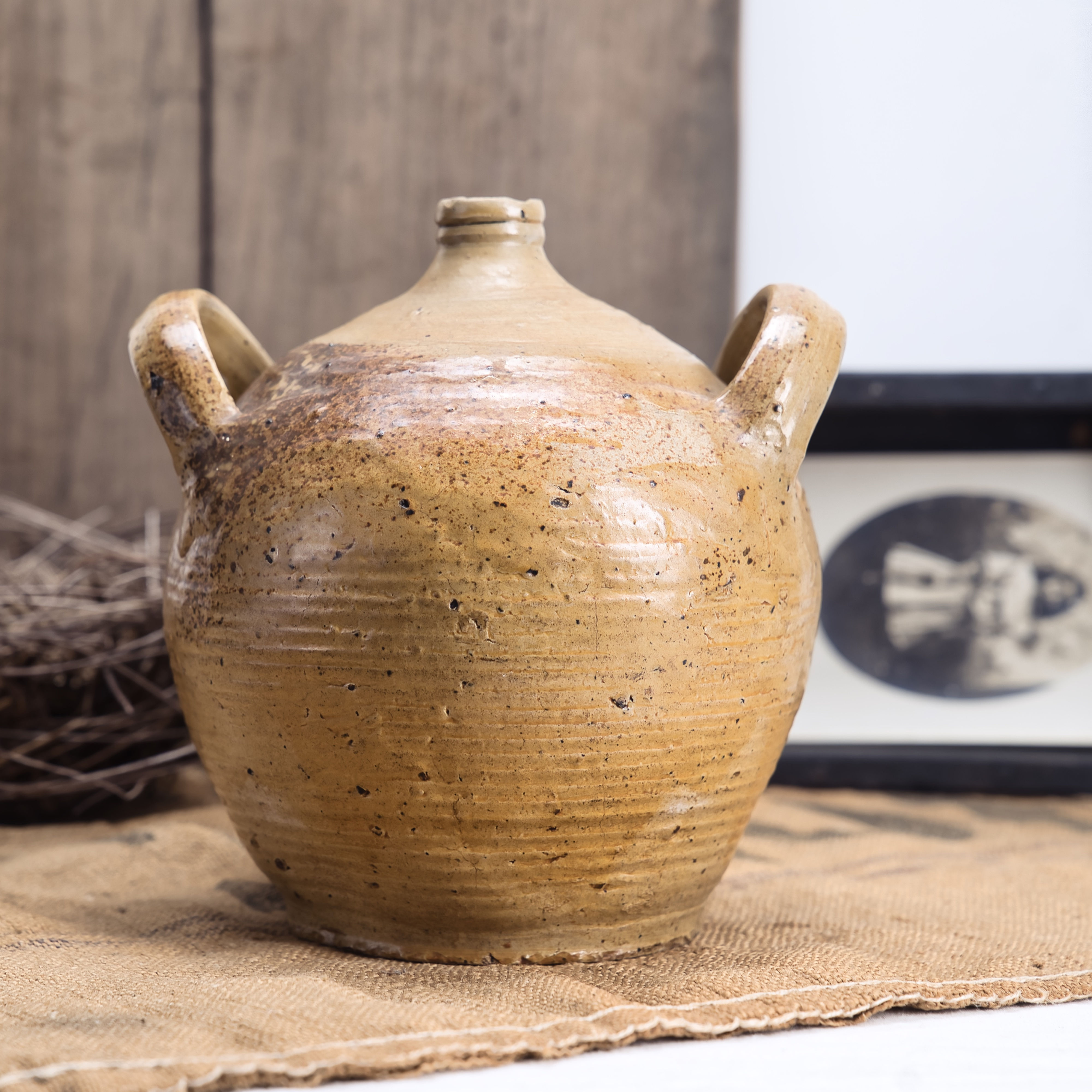 Primitive French Oil Jar
