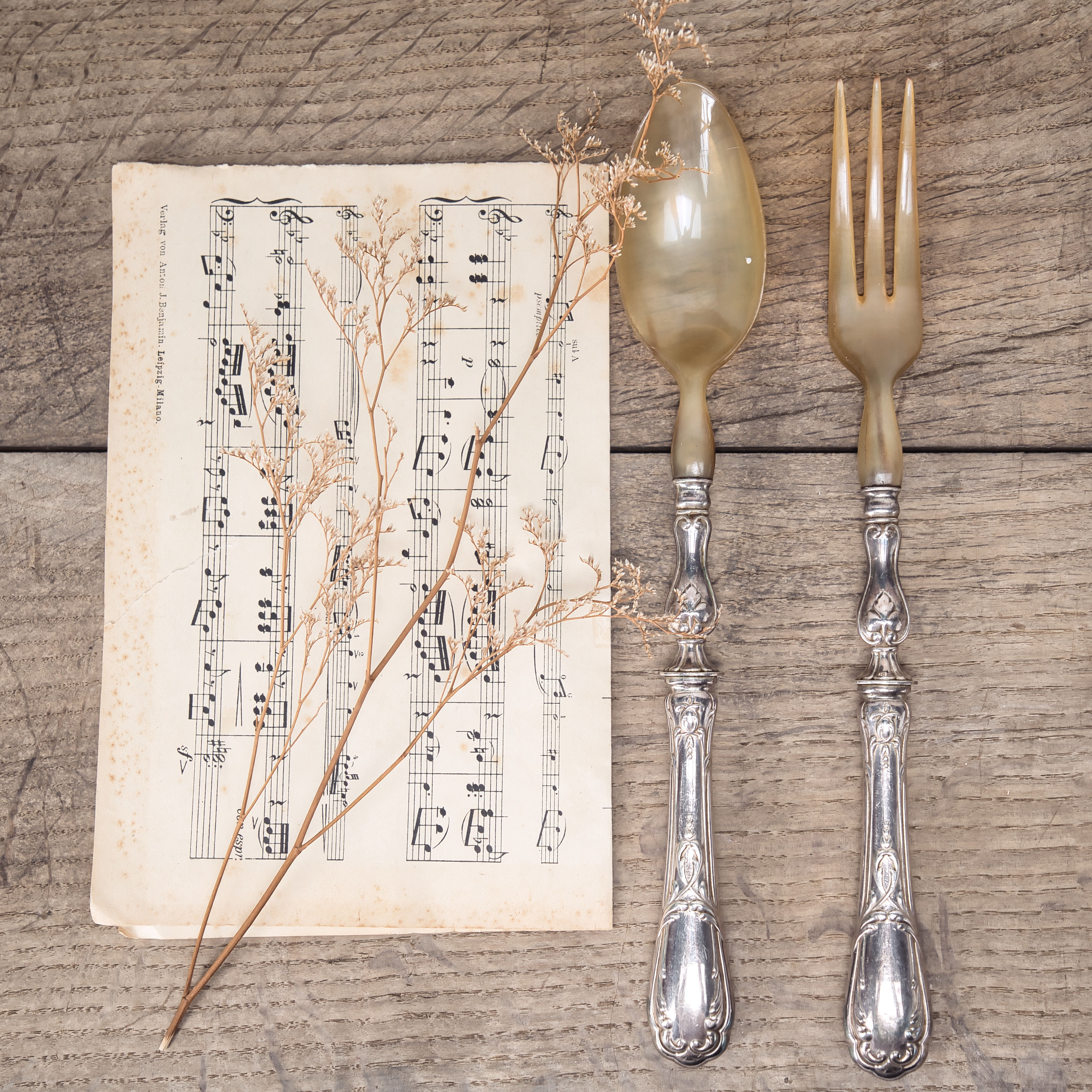 French Antique Serving Set