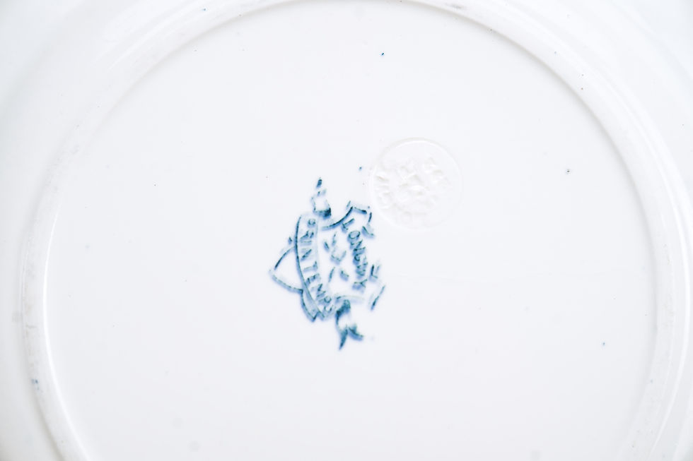 Thumbnail: French Antique Dinner Plate B