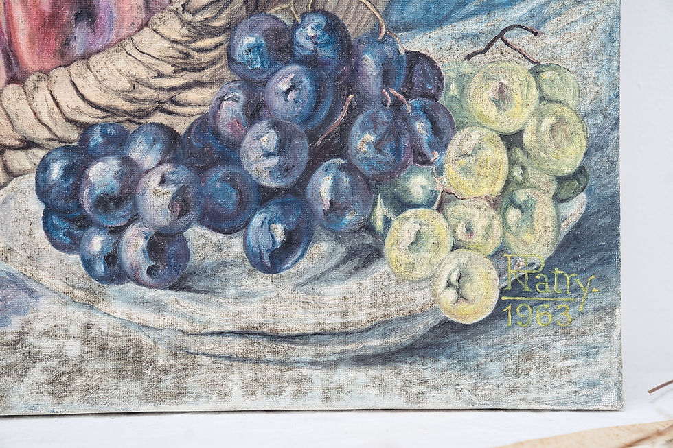 Thumbnail: French Vintage Oil Painting N