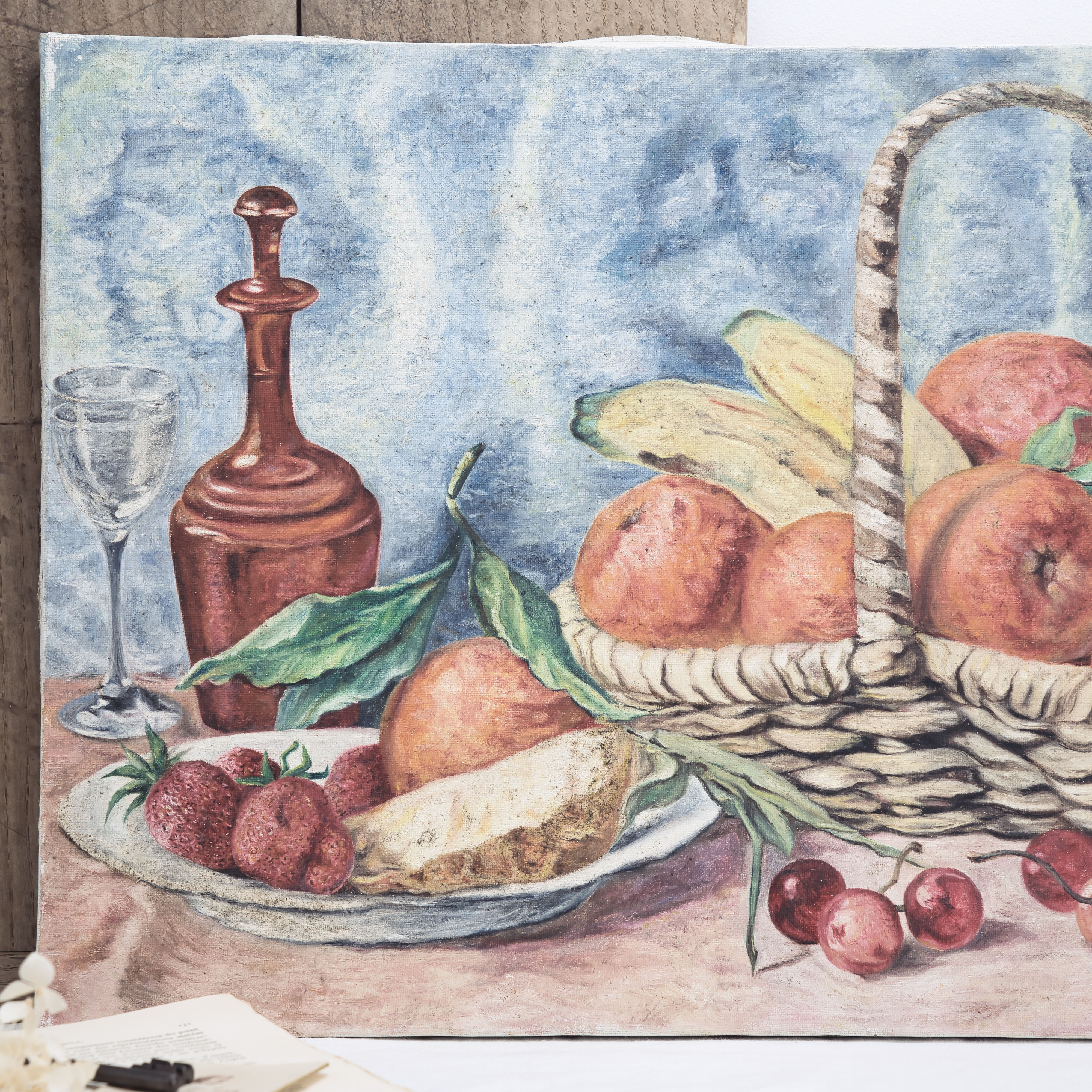 French Vintage Oil Painting M