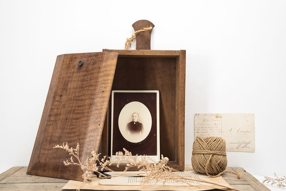 Thumbnail: French Vintage Wooden Box