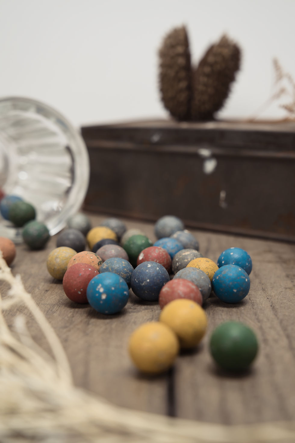 Thumbnail: Antique Clay Marbles