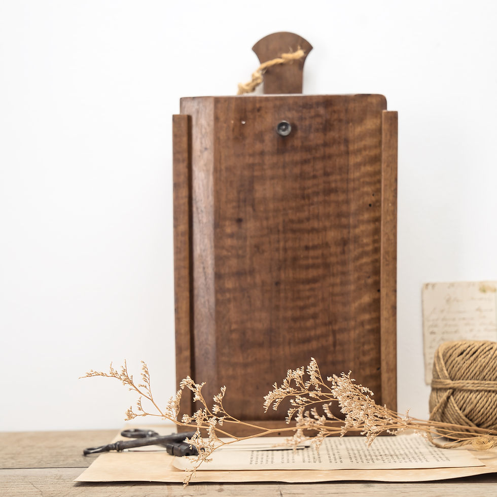 French Vintage Wooden Box