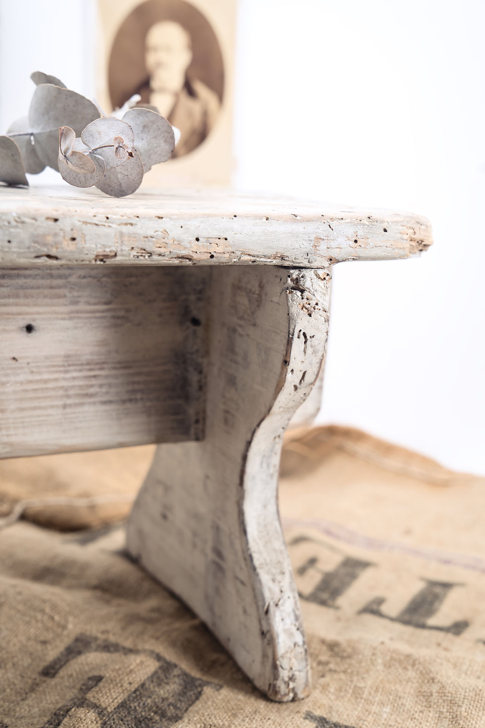 Thumbnail: French Vintage Foot Stool
