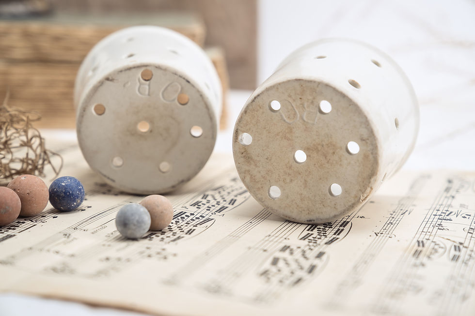 Thumbnail: Pair of Vintage cheese Moulds