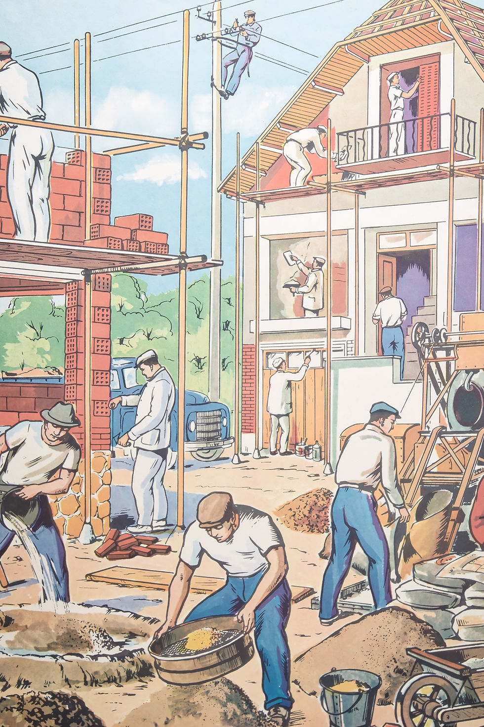 Thumbnail: French Vintage School Poster