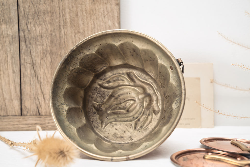 Thumbnail: Antique Copper Cake Mould