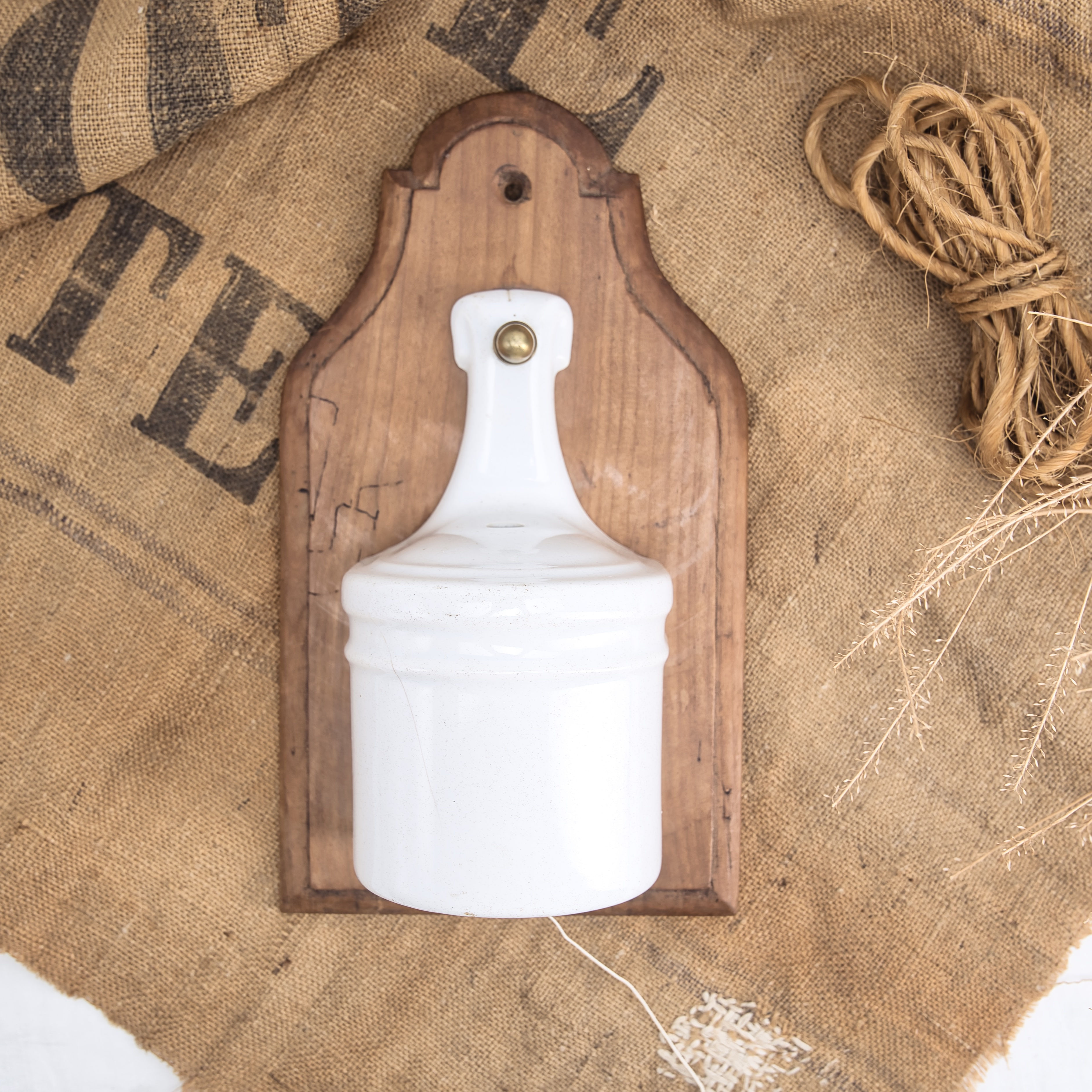 French Antique String Holder