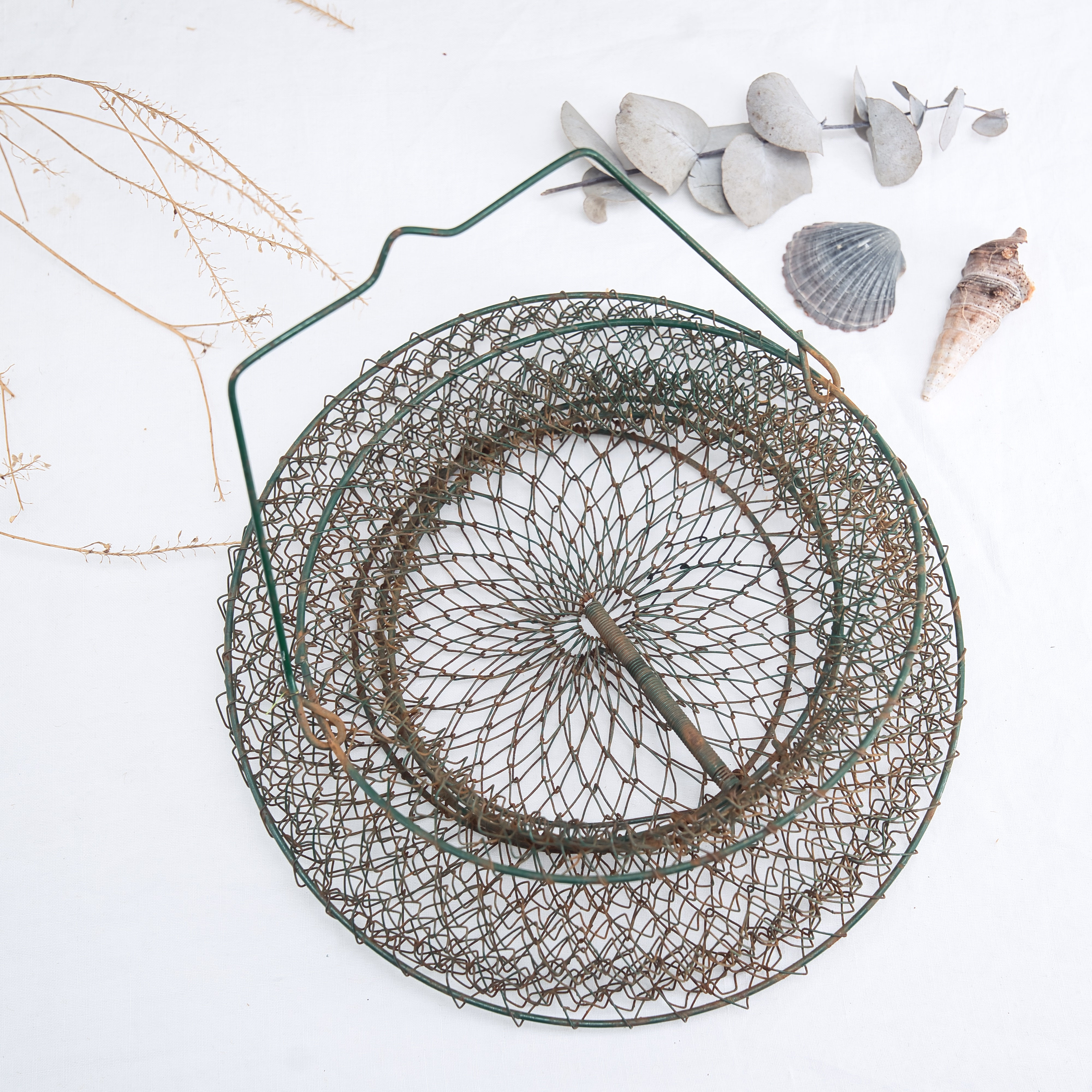 French Metal Fish Basket