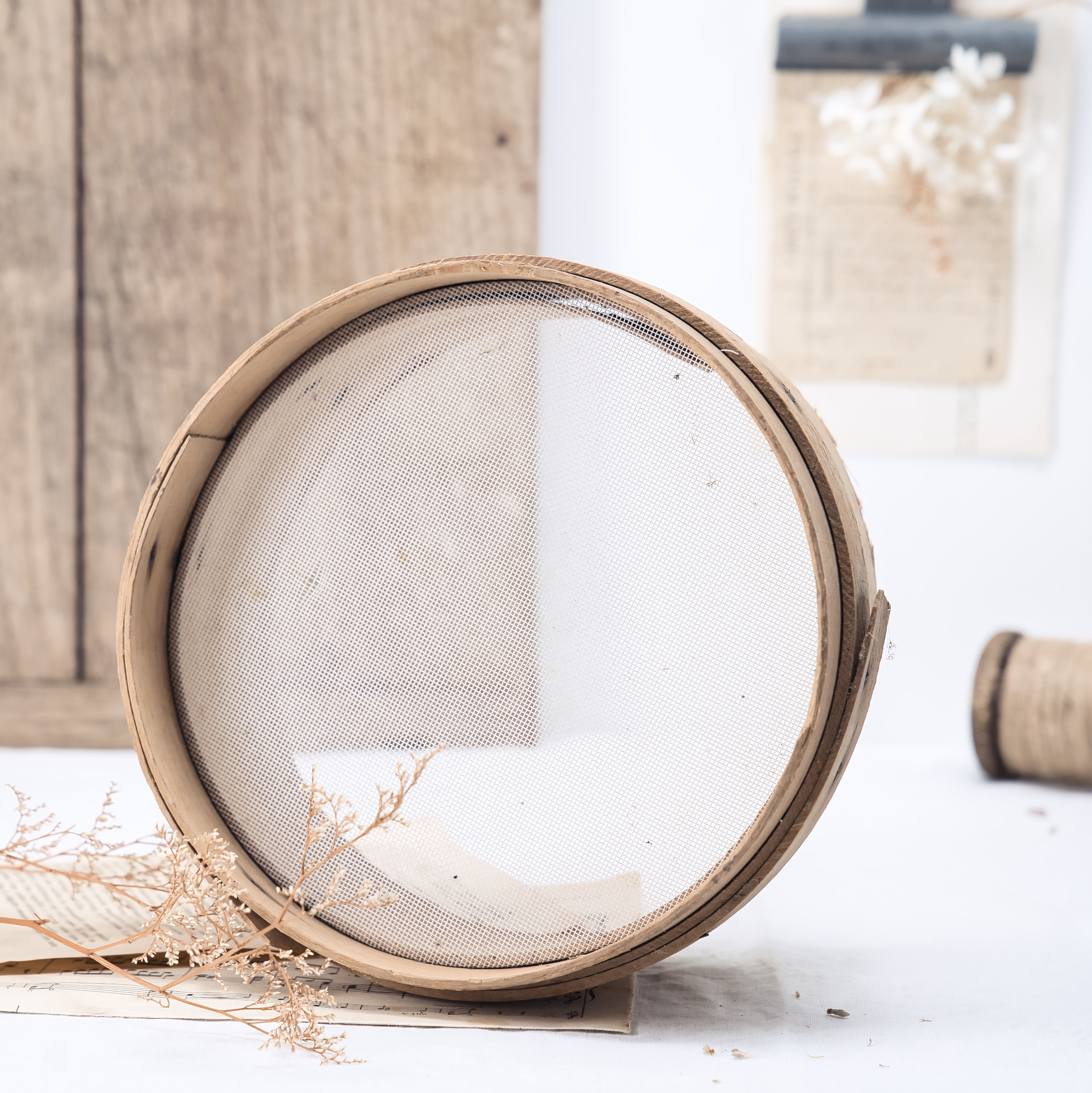 Wooden Flour Sieve