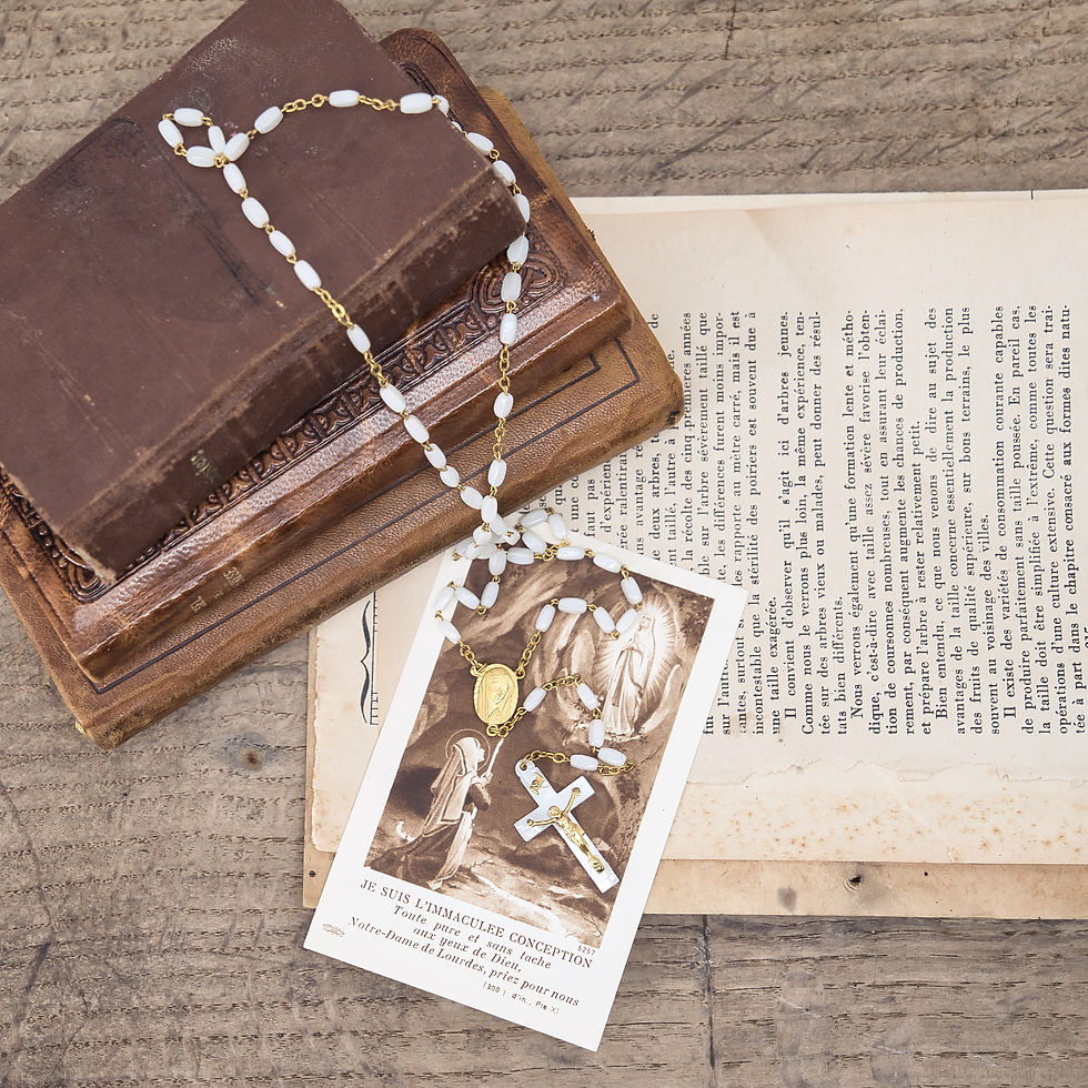French Vintage Rosary