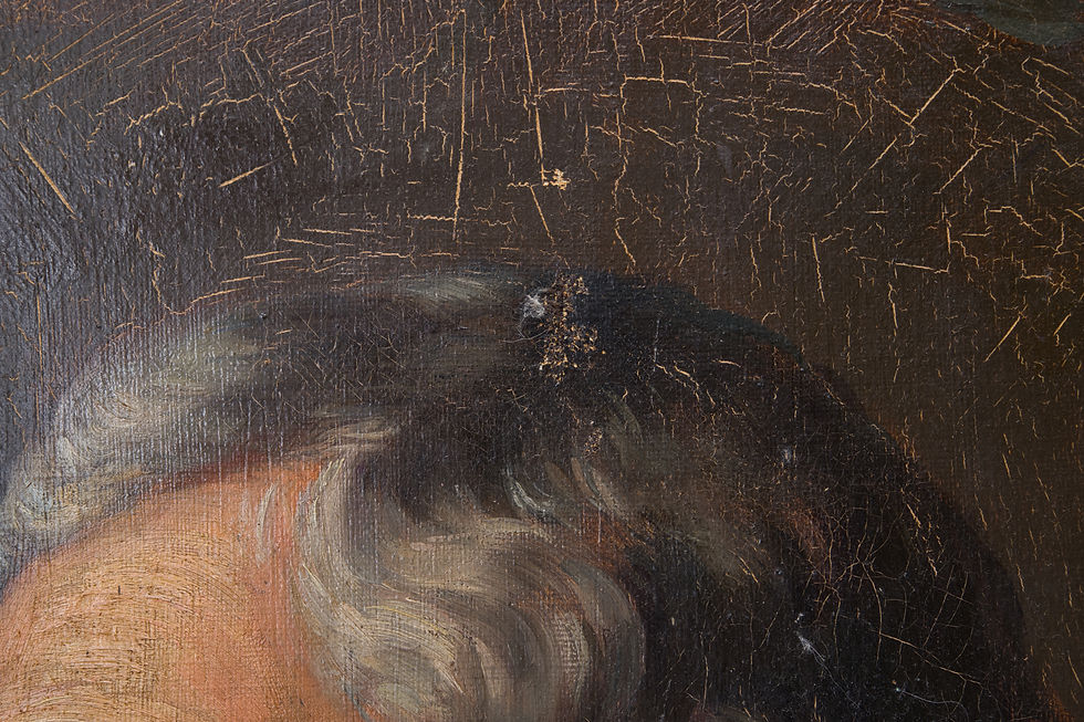 Thumbnail: French Oil Painting Portrait