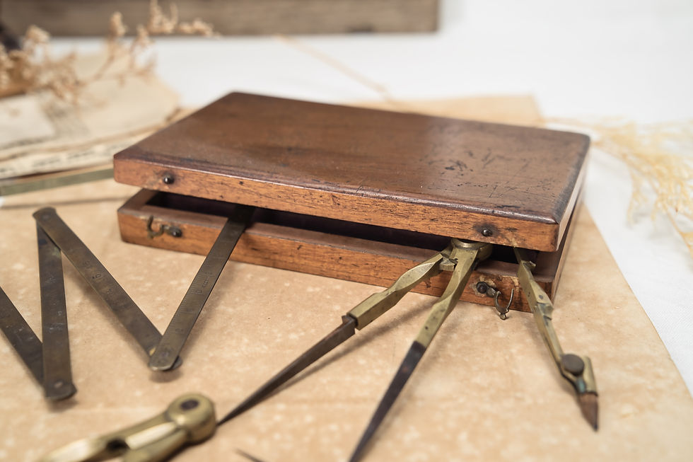 Thumbnail: Vintage Brass Compass