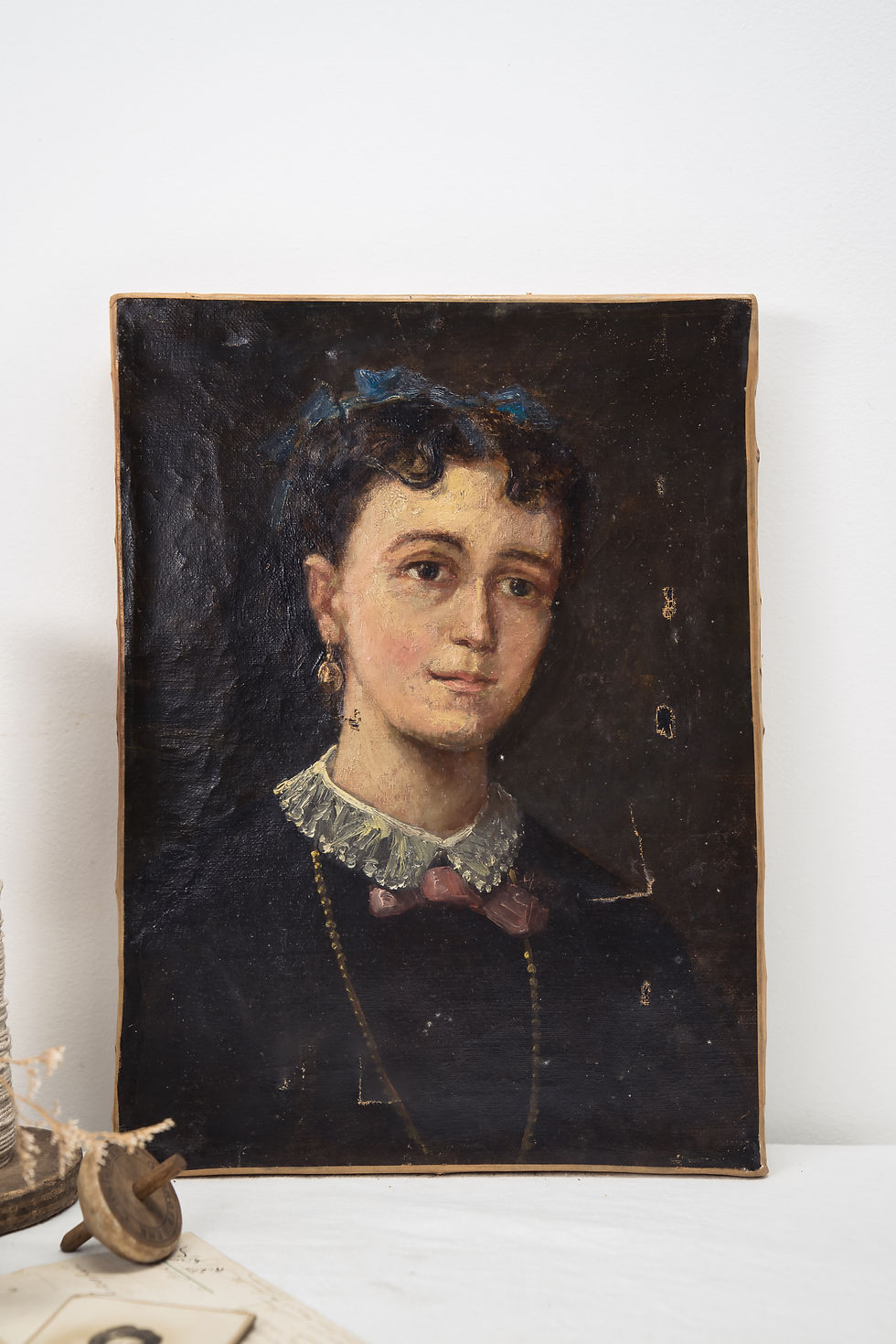 Thumbnail: Antique Oil Portait