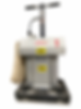 floor sander with a dust bag.