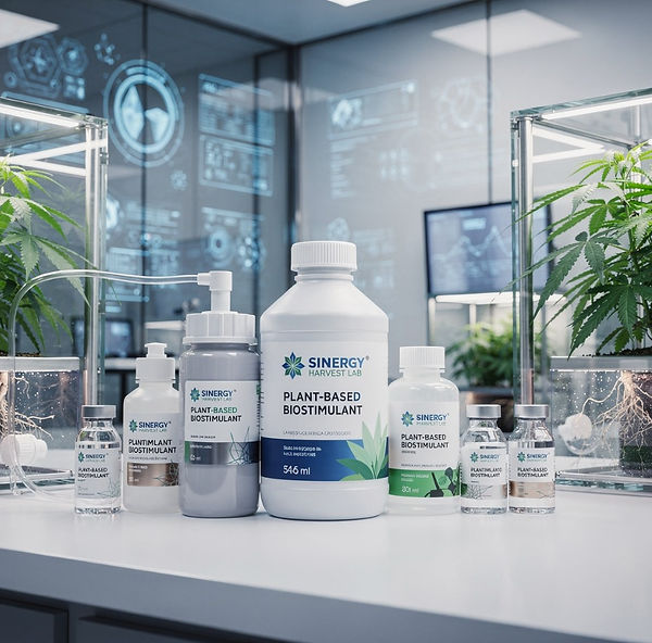 bioestimulantes de cañamo Sinergy Harvest Lab